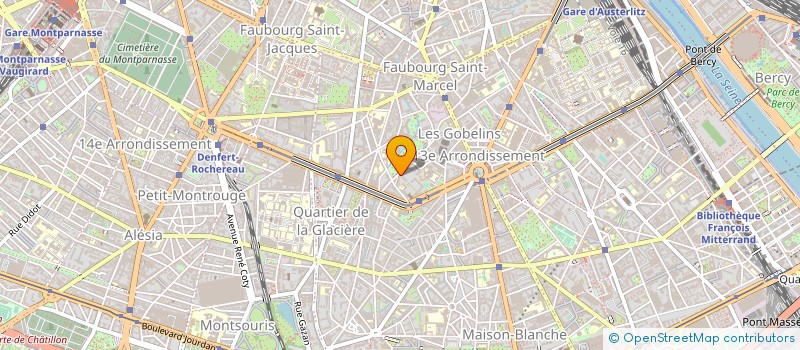 localisation de l'entreprise CONSERVATOIRE NATIONAL DES ARCHIVES ET DE L'HISTOIRE DE L'EDUCATION SPECIALISEE ET DE L'ACTION SOCIALE à PARIS