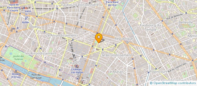 localisation de l'entreprise CONSERVATOIRE NATIONAL DES ARTS ET METIERS à PARIS