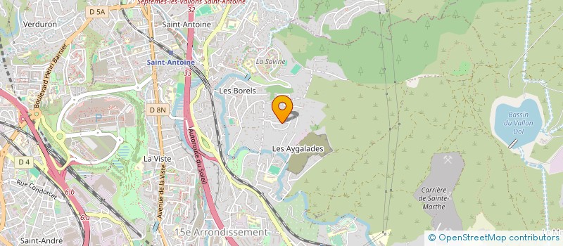 localisation de l'entreprise CONSERVATOIRE NATIONAL DES ARTS ET METIERS DE PROVENCE ALPES COTE D4AZUR à MARSEILLE 15EME