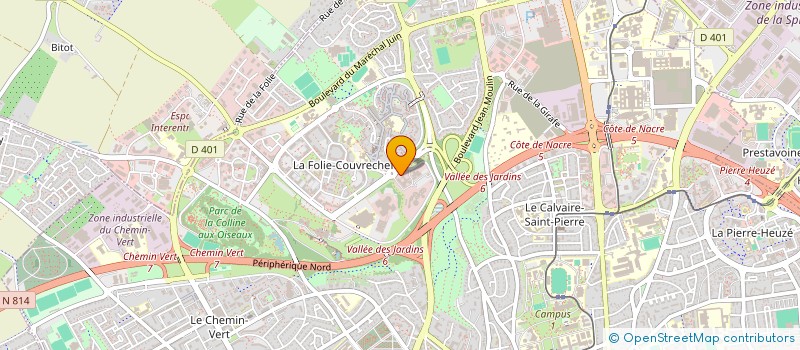 localisation de l'entreprise CONSERVATOIRE NORMAND à CAEN