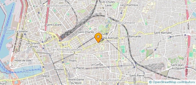 localisation de l'entreprise CONSERVATOIRE NUMERIQUE à MARSEILLE