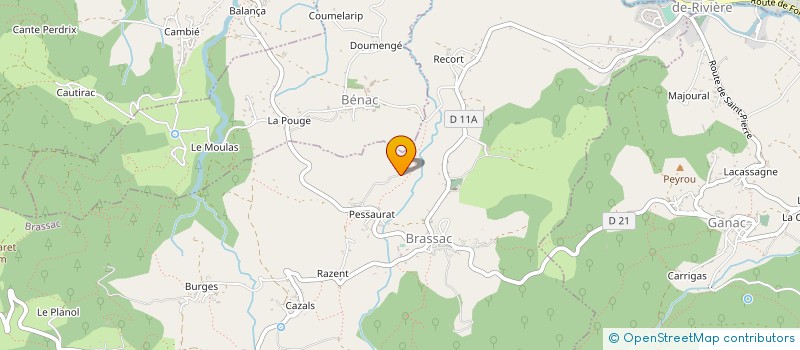localisation de l'entreprise CONSERVATOIRE PYRENEEN DE L'ABEILLE NOIRE à BRASSAC