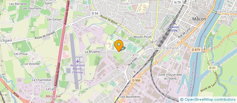 localisation de l'entreprise CONSERVATOIRE REGIONAL SCIENCES TECHNIQU à MACON