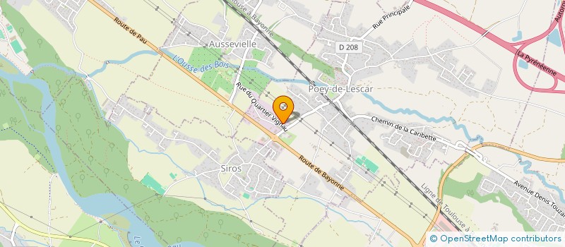 localisation de l'entreprise CONSERVERIE DES GAVES à ARTIGUELOUVE