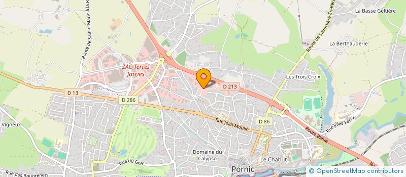 localisation de l'entreprise CONSERVERIE DU PAYS DE RETZ à PORNIC