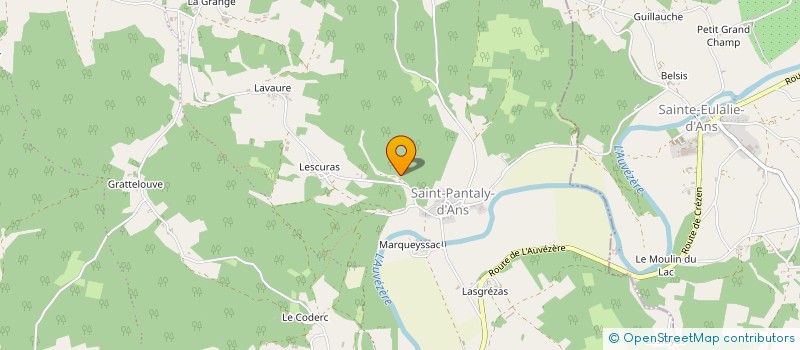 localisation de l'entreprise CONSERVES DU PAYS D'ANS EN PERIGORD à BASSILLAC ET AUBEROCHE