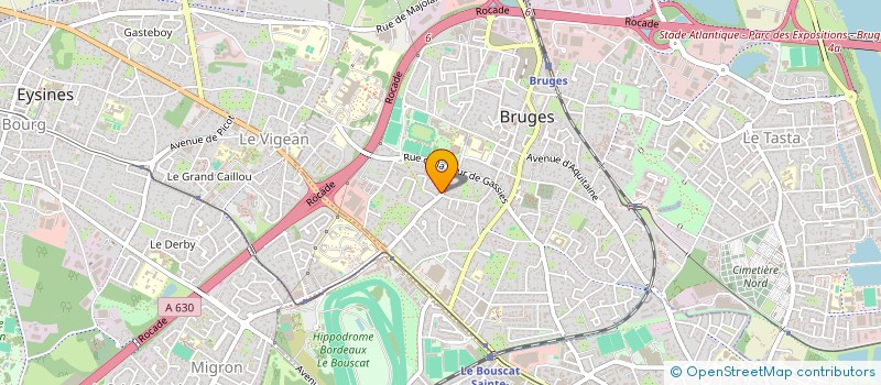 localisation de l'entreprise CONSERVES GARDE à BRUGES