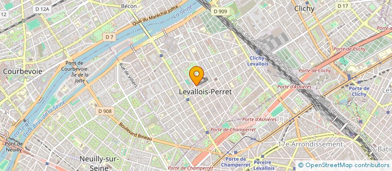 localisation de l'entreprise CONSIGLI'S à LEVALLOIS-PERRET