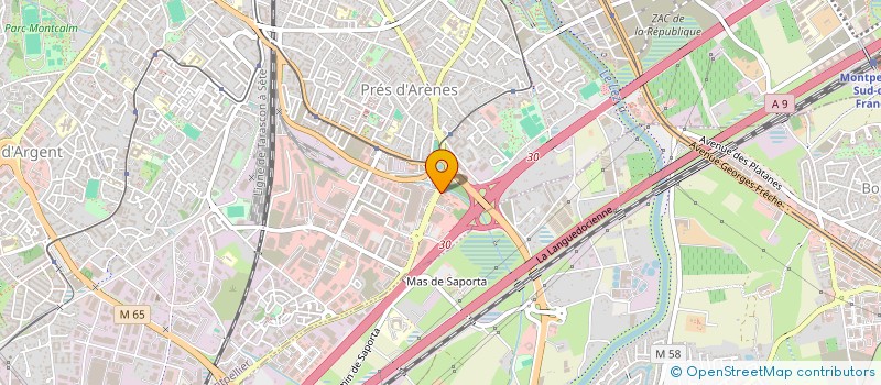 localisation de l'entreprise CONSILEO à MONTPELLIER