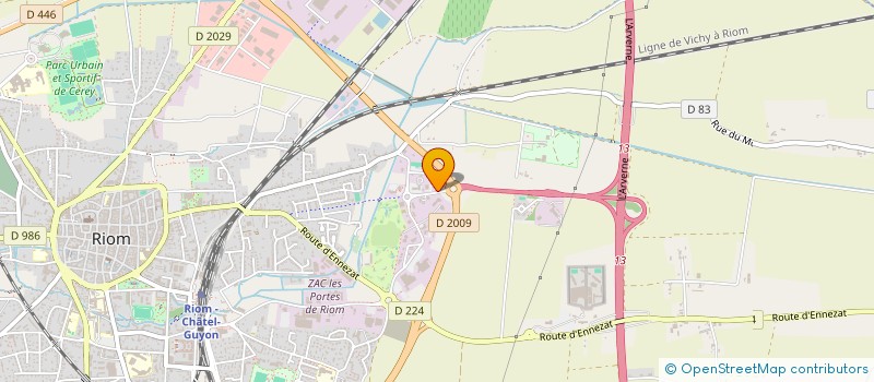 localisation de l'entreprise CONSILHOM DIGITAL à RIOM