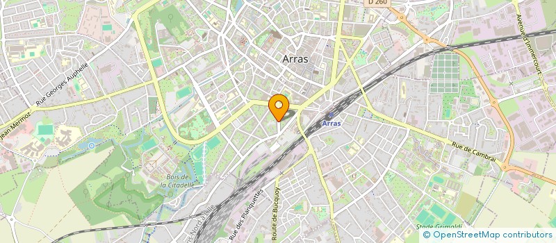 localisation de l'entreprise CONSILIAM à ARRAS