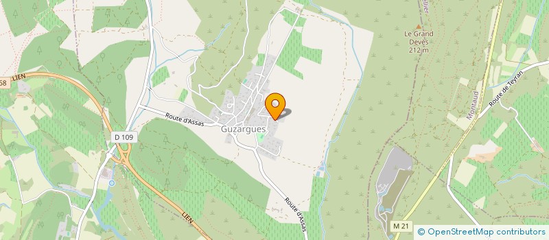 localisation de l'entreprise CONSILIMMO  GUZARGUES