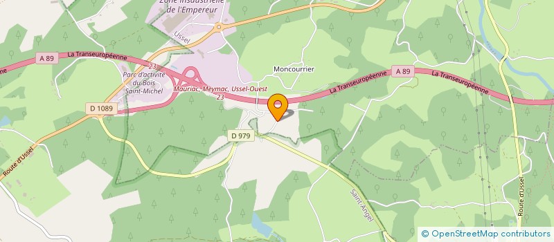 localisation de l'entreprise CONSILIOWEB à USSEL