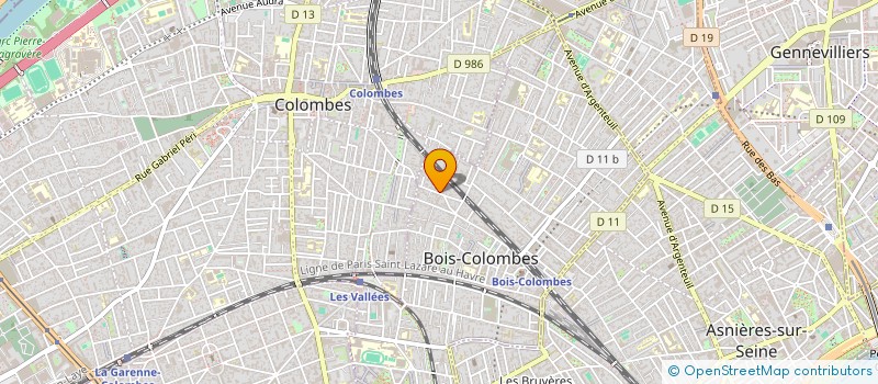 localisation de l'entreprise CONSILITY à BOIS-COLOMBES