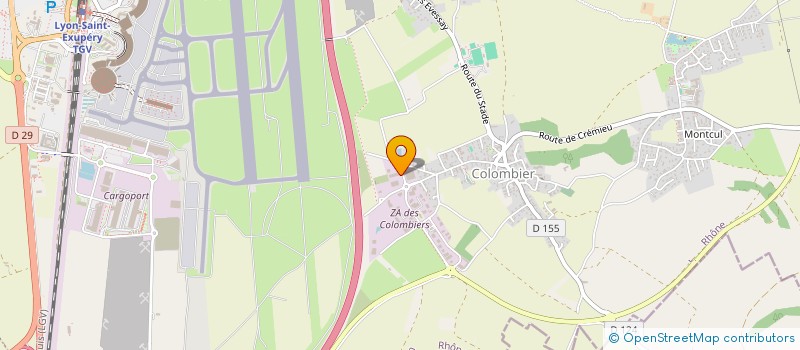 localisation de l'entreprise CONSILIUM à COLOMBIER-SAUGNIEU