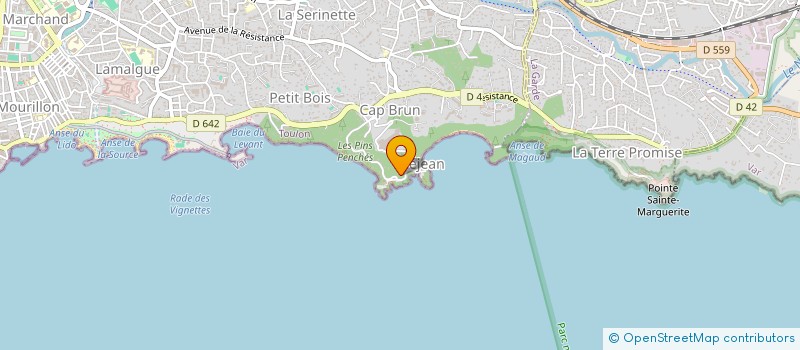 localisation de l'entreprise CONSILIUM  TOULON