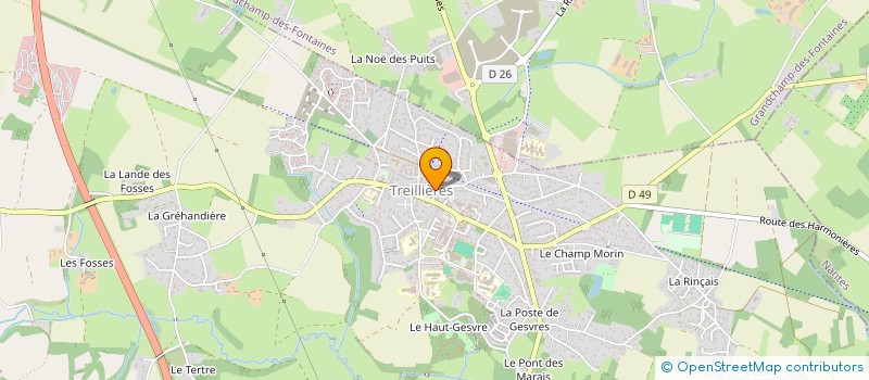 localisation de l'entreprise CONSILIUM ATLANTIQUE  TREILLIERES