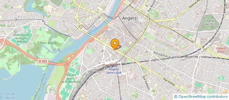 localisation de l'entreprise CONSILIUM AVOCATS à ANGERS