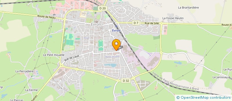 localisation de l'entreprise CONSILIUM CORP  EVRON