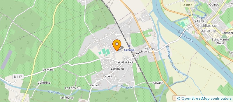 localisation de l'entreprise CONSILIUM ECO  CERONS