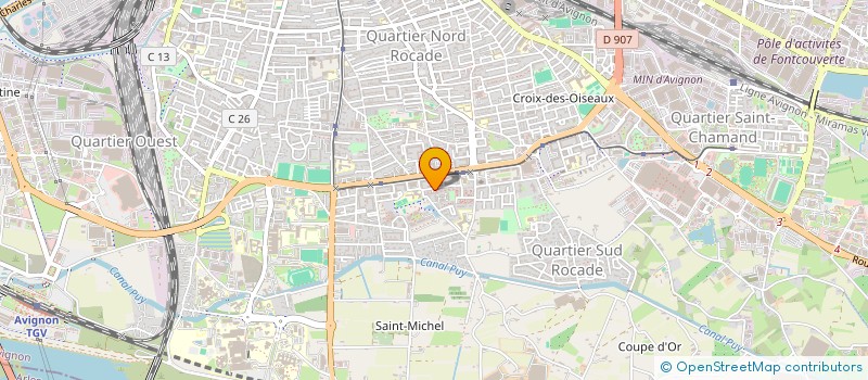 localisation de l'entreprise CONSILIUM ENERGY à AVIGNON