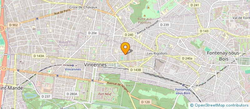 localisation de l'entreprise CONSILIUM MEDIAS à VINCENNES