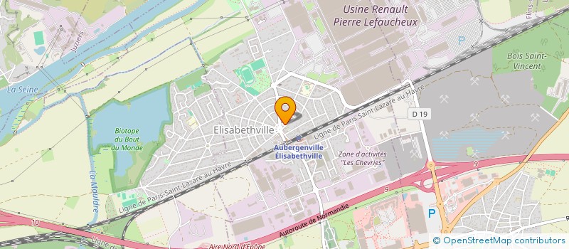 localisation de l'entreprise CONSILIUM-PERFORM  AUBERGENVILLE