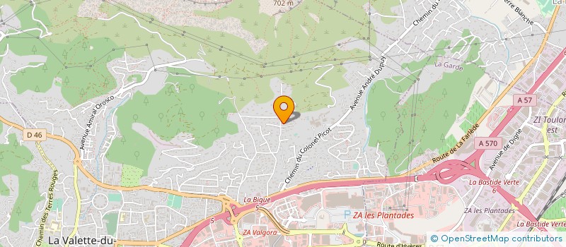localisation de l'entreprise CONSILIUM XXIV à LA VALETTE-DU-VAR