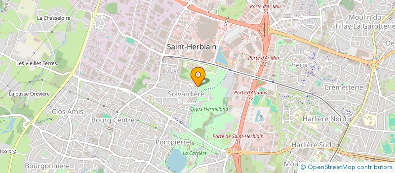 localisation de l'entreprise CONSINFO à SAINT-HERBLAIN