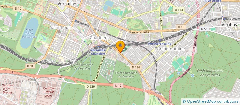 localisation de l'entreprise CONSISMA à VERSAILLES