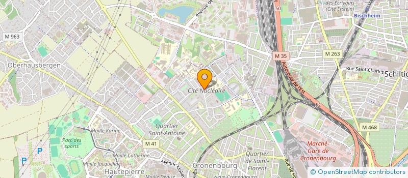 localisation de l'entreprise CONSISTOIRE DE L'EGLISE PROTESTANTE DE LA CONFESSION D'AUGSBOURG D'ALSACE ET DE LORRAINE DE CRONENBOURG à STRASBOURG