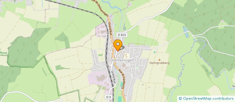 localisation de l'entreprise CONSISTOIRE DE L'EGLISE PROTESTANTE DE LA CONFESSION D'AUGSBOURG D'ALSACE ET DE LORRAINE DE DIEMERINGEN  DIEMERINGEN