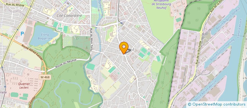 localisation de l'entreprise CONSISTOIRE DE L'EGLISE PROTESTANTE DE LA CONFESSION D'AUGSBOURG D'ALSACE ET DE LORRAINE DE NEUDORF à STRASBOURG