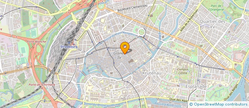 localisation de l'entreprise CONSISTOIRE DE L'EGLISE PROTESTANTE DE LA CONFESSION D'AUGSBOURG D'ALSACE ET DE LORRAINE DE STRASBOURG CENTRE à STRASBOURG