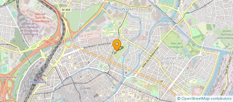 localisation de l'entreprise CONSISTOIRE DEP DU CULTE ISRAELITE à STRASBOURG