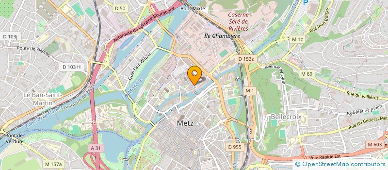 localisation de l'entreprise CONSISTOIRE ISRAELITE DE LA MOSELLE à METZ