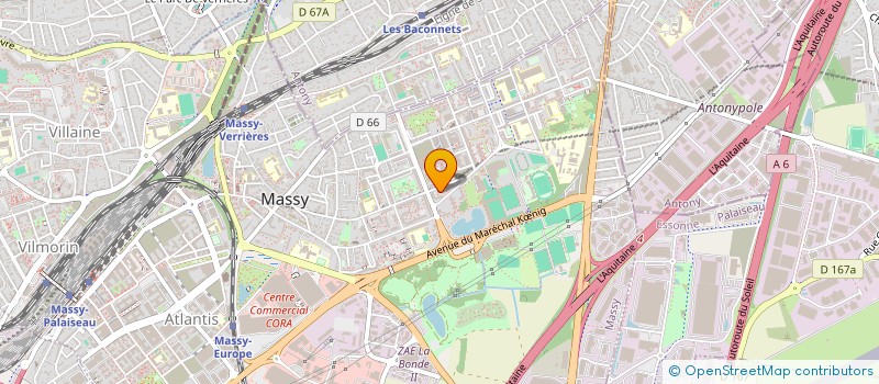 localisation de l'entreprise CONSISTOIRE ISRAELITE DE PARIS à MASSY