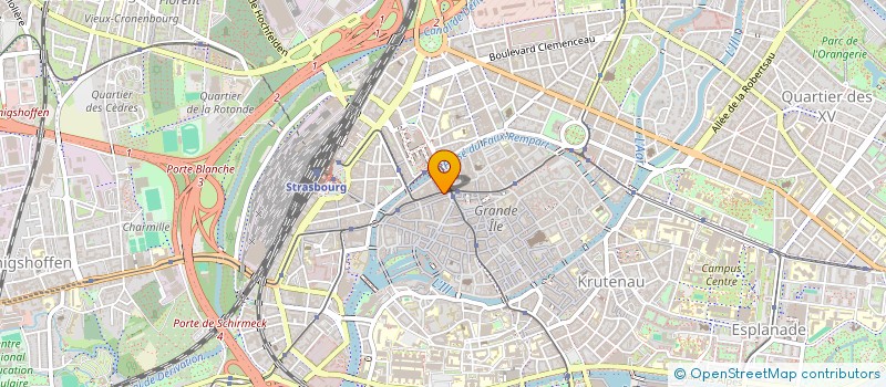 localisation de l'entreprise CONSISTOIRE ISRAELITE DU à STRASBOURG