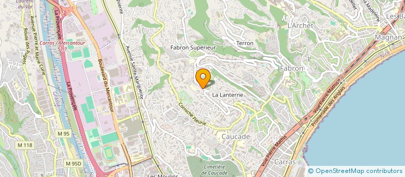 localisation de l'entreprise CONSO INVEST à NICE