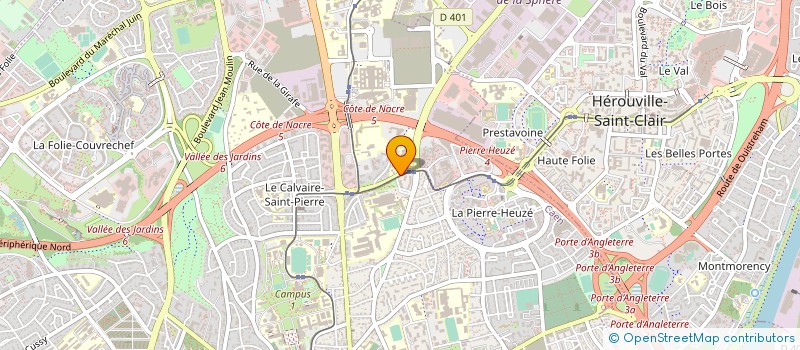 localisation de l'entreprise CONSO LOGT ET CADRE DE VIE UNION DEPART à CAEN