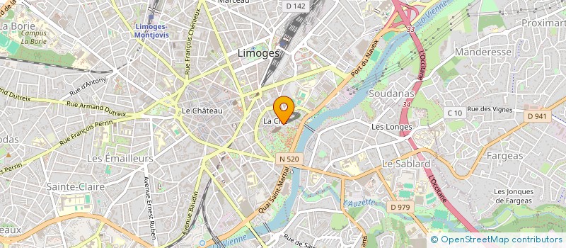 localisation de l'entreprise CONSO MAIS AUTREMENT à LIMOGES
