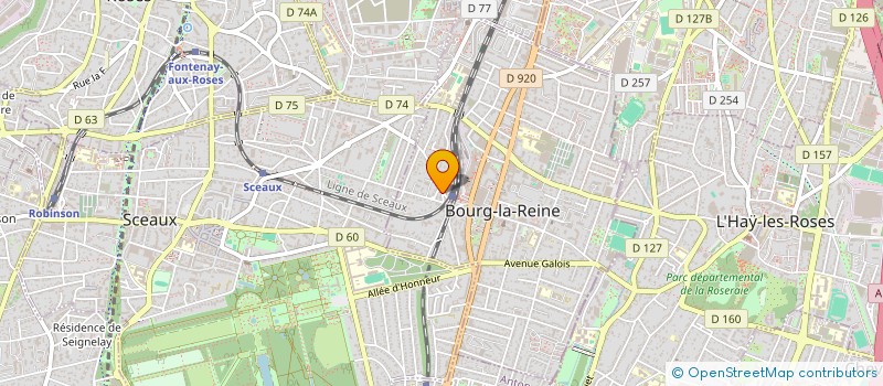 localisation de l'entreprise CONSO-REP à BOURG-LA-REINE