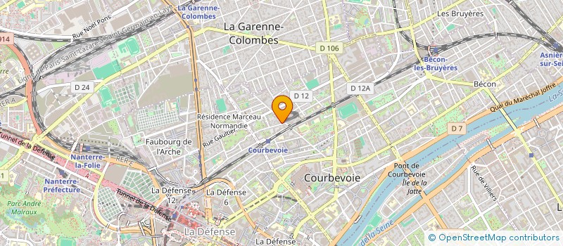 localisation de l'entreprise CONSO-RH à COURBEVOIE