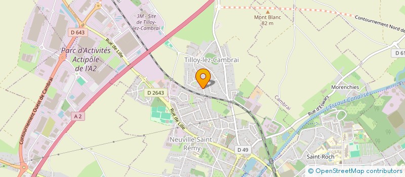 localisation de l'entreprise CONSODIS  TILLOY-LEZ-CAMBRAI