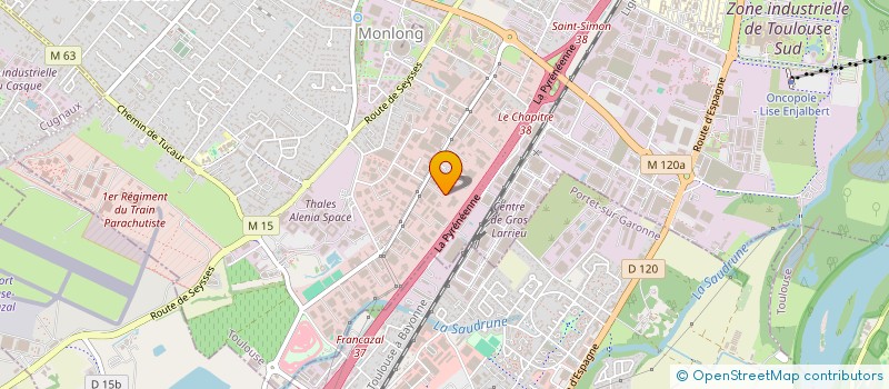 localisation de l'entreprise CONSOGARAGE.COM  TOULOUSE