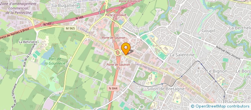 localisation de l'entreprise CONSOL GAMES à ORVAULT