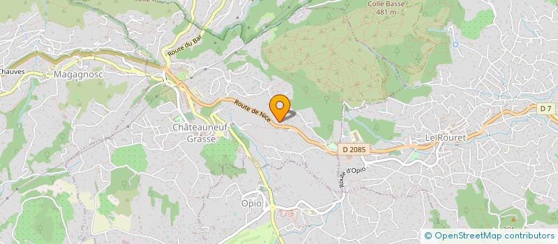 localisation de l'entreprise CONSOLAR FRANCE à CHATEAUNEUF-GRASSE