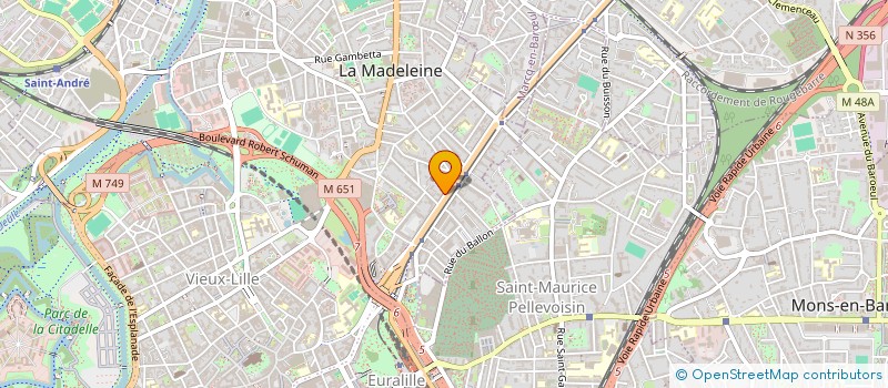 localisation de l'entreprise CONSOLIDEO à LA MADELEINE
