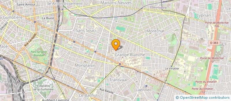 localisation de l'entreprise CONSOLIDEX  LYON