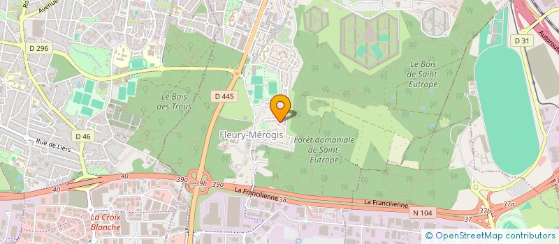 localisation de l'entreprise CONSOM LOGEM CADRE VIE UNION DEP ESSONNE  FLEURY-MEROGIS